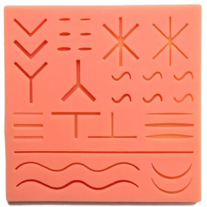 Suture Practice Pad with 31 Precuts